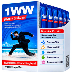 1WW рідка глюкоза зі смаком апельсину