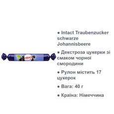 Intact Traubenzucker schwarze Johannisbeere