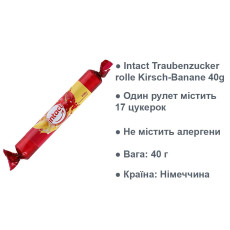 Intact Traubenzucker rolle Kirsch-Banane 40g