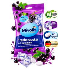 Декстроза Mivolis Traubenzucker Mit Magnesium зі смородиною