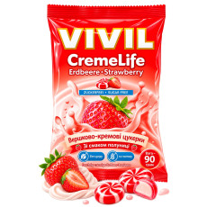 Льодяники Vivil полуниця