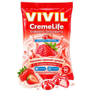 Льодяники Vivil полуниця