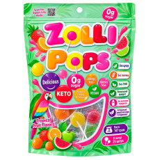 Льодяники Zolli Pops зі смаком тропічних фруктів