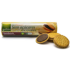 Печенье сэндвич с шоколадной начинкой без сахара