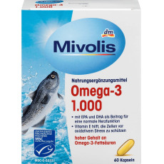 Рыбий жир Mivolis Omega-3 1.000 МГ