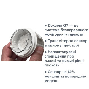 Сенсор Dexcom G7