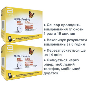 Сенсор Freestyle Libre 1 Abbott (ФриСтайл Либре 1) 2шт