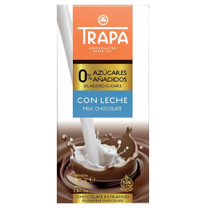 Шоколад  Trapa молочний без цукру