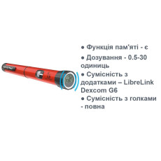 NovoPen Echo Plus з кроком 0.5 з пам'яттю ін'єкцій інсуліну