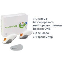 2 сенсора и 1 трансмиттер Dexcom ONE
