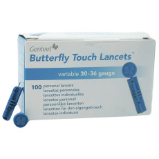 Genteel Butterfly Touch Lancets