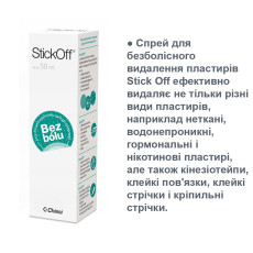 Stick Off - спрей для безболезненного удаления пластырей, 50 мл